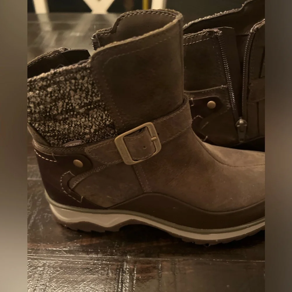 Merrell Dark Brown Winter Boots with Buckle
